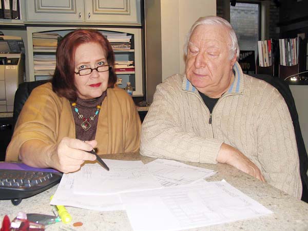 Helen Stapper and Kitchen Remodeling Client